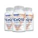 Research Verified CoQ10-100% Pure Extra Strength 300mg CoQ10 Improved Absorption and Bioavailability with Bioperine - Boost Antioxidant Levels, Improve Cardiovascular Health, 180 Vegan Capsules 60 Count (Pack of 3)