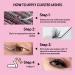 Natural Look Eyelash Extensions - 200 D Curl Wispy Lash Clusters (10-18mm) for Stunning Beauty - Buy Online on GoSupps.com