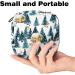 Portable Women's Binding-Up Bags | Menstrual Cup Pocket & Pads | Stylish Bags for Teenage Girls | Winter Brain Pattern - Multicolored 09 - Buy Online on GoSupps.com
