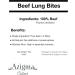 Beef Lung Bites for Pets Dogs - Buy Online on GoSupps.com