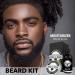 Men's Beard Grooming Kit - Brush, Comb, Oil & Balm Set for Growth, Styling & Softness - Bamboo Travel Facial Hair Set - Great Gifts for Him - Buy Online on GoSupps.com