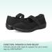 Orthofeet Women's Diabetic Shoes - Proven Comfort & Protection | Arch Support, Cushioned Sole, Extended Widths - Springfield 9 Wide Black - Buy Online on GoSupps.com