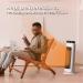 Electric Heater Desk Heater Vertical Household 3 Second Fast Heating for Reading Working Studying Watching TV Overheat Protection - Buy Online on GoSupps.com