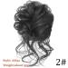 Hair Bun Hairpiece for Women Synthetic Messy Bun Hair Piece Tousled Updo Hair Buns Extension Elastic Band Curly Chignon Scrunchie Ponytail Extension for Women Hair Chignons(AM41-2) - Buy Online on GoSupps.com