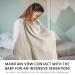 Soft & Breathable Cotton Breastfeeding Cover - Still Towel Snack Apron | Ideal Gift for Moms - Khaki - Buy Online on GoSupps.com
