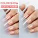 PEACECOLOR Complete Nail Kit 2 * 8g Pink and Clear Nail Kit for DIY Nail Decoration Kit PE1050 - Buy Online on GoSupps.com