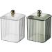 Portable Sturdy Cotton Pad Holder Stylish Home Accessory Portable for Efficient Cosmetic Storage and Organization Green - Buy Online on GoSupps.com