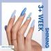 Gellen Winter Gel Nail Polish - 6 Shimmering Colors White Blue Gel Nail Polish Glitter Navy Blue Glitter White Gel Nail Polish Set Soak Off Manicure DIY Gel Nail Art for Girls Women Blue Honey - Buy Online on GoSupps.com