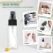 Lisapack 1oz Mini Spray Bottles (6 Pack) - Clear Fine Mist Atomizers for Perfume, Cologne & Water - Buy Online on GoSupps.com