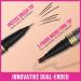 iMethod Microblading Eyebrow Pencil - 2-in-1 Dual-Ended with 3-Micro Fork Tip & Brush - Natural Dark Gray Brows - Buy Online on GoSupps.com