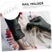 Healeved 2 Sets manicure nail tip holders ice cubes nail frame false nails display holder nail display stand nail polish press on fake nails holder display stand lace Refer to - Buy Online on GoSupps.com