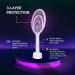 Aspectek 2 Pack Electric Fly Swatter 3000V 2 in 1 Mosquito Zapper USB Charging Cable White Double Mosquito Swatter - Buy Online on GoSupps.com