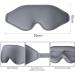 3D Contoured Sleep Mask for Women and Men - Light Blocking Eye Masks for Sleeping - Soft and Comfortable Night Eye Blinder - Ideal for Travel, Flight, and Lunch Breaks - Grey - Buy Online on GoSupps.com