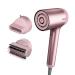 Shark HD112PKBRN HyperAIR Fast-Drying Hair Blow Dryer with IQ 2-in-1 Concentrator and Styling Attachments  Auto Presets  Rotatable Hot Air Brush  No Heat Damage  Ionic  Rose