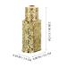 Buy Refillable Perfume Bottle Set - 3 Gold Arabian Essential Oil Bottles (3ml) | Vintage Travel Perfume Container - Fancy Retro Design - Buy Online on GoSupps.com