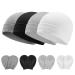 Aolso Newborn Baby Hats Mittens Set 4pcs Baby Hats Caps & 4 Pairs Baby Mittens Gloves Infant Hats Baby Cotton Gloves No Scratch Mittens for 0-6 Months 0-6 Months White/Grey/Black/Silver