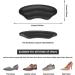 Unisex Sheepskin Heel Pads: Prevent Blisters & Improve Shoe Comfort (Black) - Buy Online on GoSupps.com