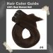 Moresoo 18 Inch Dark Brown Human Hair Weft Extensions - Double Weft Real Hair 100g/Pack #4 | Sew-in Hair Extensions for Natural Look - Buy Online on GoSupps.com