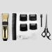 Professional Hair Clippers Kit for Men & Kids - Cordless Rechargeable Trimmer Set with 5 Speed Adjustment and 4 Guide Combs - Buy Online on GoSupps.com