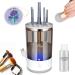 KKL Makeup Brush Cleaner Machine Electric Cosmetic Automatic Brush Cosmetic Supplies Storage Box Deep Cosmetic Brush Spinner for Brushes