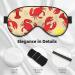 Lobster & Crab Print Soft Eye Mask - Sleep Mask for Men & Women | Travel Essentials - Buy Online on GoSupps.com