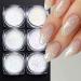 GZSYY Glitter Powder for Nails - 6PCS Laser Holographic Nail Art Sequins | White Nail Glitter for Stunning Manicures - Buy Online on GoSupps.com