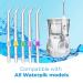 Flosser Replacement Tips for Waterpik - Reach Flosser Refill Heads | Compatible with Waterpik Oral Irrigator | Orthodontic Tips Included - Buy Online on GoSupps.com