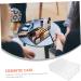 Housoutil 2pcs Transparent Desktop Simple Detachable Holder Items Durable Cosmetic Dressing Multi-Grid Table - Buy Online on GoSupps.com