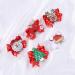 Lurrose Christmas Bow Hair Clip Set - Festive Elk Hairpin for Girls, 5pcs - Buy Online on GoSupps.com