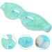 SOLUSTRE Ice Eye Reusable Cold Eye Sleeping Cold Compress Eye Ice Eye Eye Treatment Products Puffy Eyes Sleeping Eye Travel Sheet PVC Spa Light Green 28.5x9x1.7cm - Buy Online on GoSupps.com