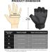 Kemimoto Fingerless Tactical Gloves for Men - Outdoor Work, Sports, Cycling, Training - Black Large - Buy Online on GoSupps.com