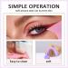3Pcs Reusable Eyeliner Stencils & Silicone Brush - Multipurpose Eye Makeup Tool for Winged Eyeliner Mascara & Lip Liner (Pink) - International Shipping Available - Buy Online on GoSupps.com