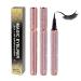 tokabrize 2-in-1 Eyeliner Instead of Glue 2021 Upgraded Magic Eyeliner Eyelash Glue Strong Hold False Eyelash Adhesive No Magnet No Glue Eye Liner for Eye Makeup False Lashes (Rhinestone Black)