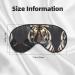 Tiger at Rest Eye Mask - Soft & Adjustable Nighttime Comfort - Ideal Sleep Mask for Men & Women - Black - Buy Online on GoSupps.com