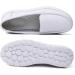 ZYEN Women's Nursing Shoes - Comfortable Slip-On Loafers for Work - White, Size 8 - Buy Online on GoSupps.com