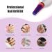 Depvko 5 in 1 Nail Drill Bits - Carbide Tungsten Professional Cuticle Bits for Manicure & Pedicure - Fast Gel Polishing - Fine-F Classic (Purple - Buy Online on GoSupps.com