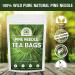 Organic Dried Pine Needle Tea Bags - 30 Natural Caffeine-Free Triangle Teabags for Immunity Support - Buy Online on GoSupps.com