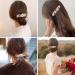 WHAVEL 3PCS Flower Hair Barrettes - French Barrette Clips for Women - Butterfly Fancy Clips - Large Barrettes for Thick/Fine Hair (Gold) - Buy Online on GoSupps.com