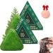 Shampoing Solide Nature Triangle Savon Solide Nature Seven Green Savon Solides L'eau De Riz Gluant L'herbe Usman Naturel Et Biologique Base De Plantes (2CPS)