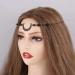 Aularso Vintage Bronze Crescent Moon Head Chain with Crystals - Halloween Hair Accessory for Women and Girls (Black) - Buy Online on GoSupps.com