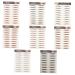 BIUDECO 8pcs Imitation Eco Eyebrow Sticker Water Transfer Eyebrow Sticker Hair-like Eyebrows Stickers Makeup Stickers Beauty Eyebrows Stickers False Eyebrows Cosmetics Imitation Eyebrow