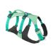Luffwear flagline dog harness with handle light adjustable walking dishes 3 linen fortification points reinforced belt strap and strong V-ring made of metal sage green (xx small 33-43cm) XX-SMALL SAGE GREEN