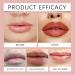  homomdy Detachable lip pencil in 3 colors long-lasting waterproof matte lip gloss highly pigmented lipstick non-stick container long-lasting makeup more volumizing (coffee*1) - Buy Online on GoSupps.com