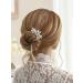Unicra Crystal Hair Comb - Wedding Silver Headpiece for Brides & Bridesmaids - Buy Online on GoSupps.com