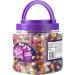 Jelly Bean Factory Beans 1.4kg Jar with Carry Handle. HALAL & KOSHER COMPLIANT | Christmas Stocking Filler | Ideal Present | 36huge Flavours | Kids Favourite Chewy Beans