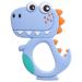 Akuku baby bite ring cooling tooth aid made of BPA free silicone biting toys for girls and young greifring toys for teething dinosaur baby toys dino