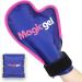 Medium Size Hot or Cold Glove Ice Pack for Hands | Mitten Style | Microwaveable | Relief from Arthritis  Chemo  Eczema  Carpal Tunnel Syndrome  Swollen & Inflamed Hands | with Inner Finger Gel Pack 1 Count (Pack of 1)