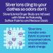 Wool Dryer Balls - Reusable Natural Fabric Softener & Static Reducer | Odor Eliminating with Silver Technology | 6 Pack for Reduced Drying Time & Energy Savings - Buy Online on GoSupps.com
