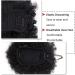 Hair Bun Hairpiece for Women Brazilian Updo Afro Puff Human Hair Bun Chignon Hairpiece Short Drawstring Ponytail Kinky Curly Clip in Non-Remy Hair Ponytail Extensions Hair Chignons(6inch) - Buy Online on GoSupps.com