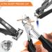 DRMODE Heavy Duty Toenail Clippers for Seniors | Wide Opening 360 Rotary Anti-Splash Clippers for Thick & Ingrown Nails | Best Toenail Care Tool for Men & Women - Buy Online on GoSupps.com